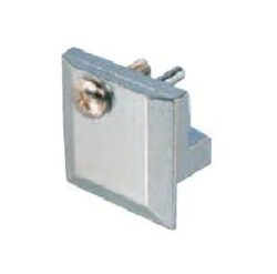 Card holder: 81-018-01 - ELMA Card holder/end piece top, without ESD pin,nickel pl.  MOQ:50pcs